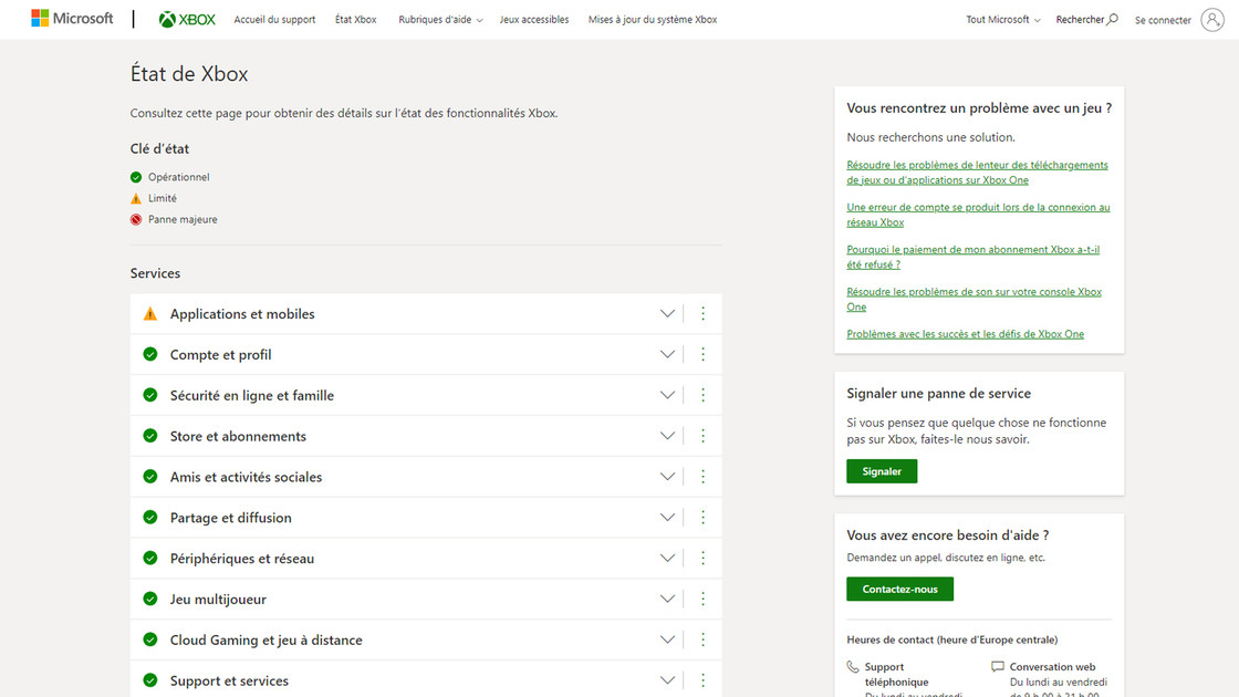 Panne Xbox Live, comment vérifier l'état des serveurs et du service ?