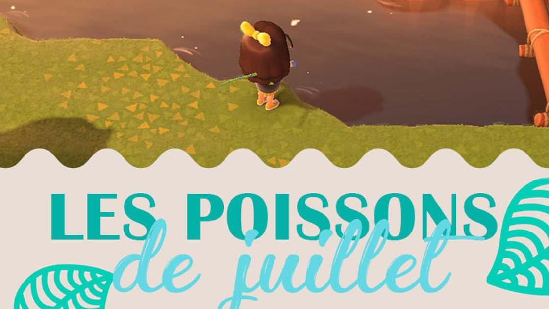 Poissons du mois de juillet dans Animal Crossing New Horizons, hémisphère nord et sud