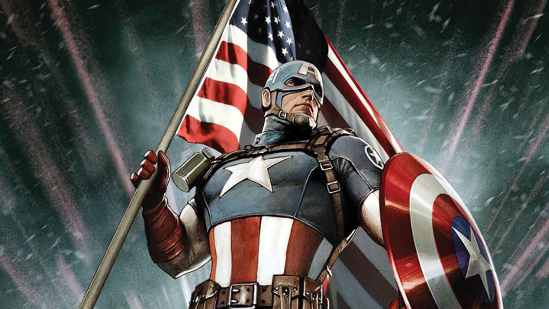 Captain America dans Fortnite : skin et bouclier comme arme
