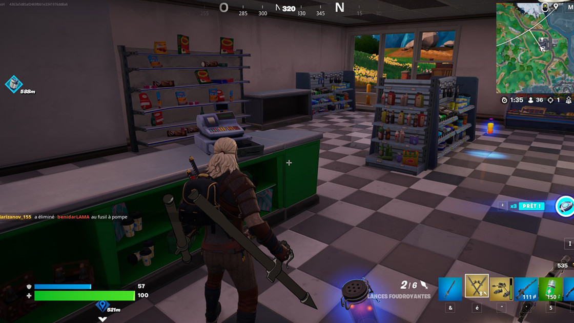 Caisse enregistreuse Fortnite, où en trouver en saison 2 du chapitre 4 ?