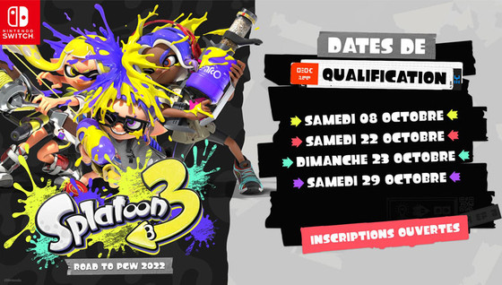 Comment participer au tournoi Splatoon 3 Road to PGW ?