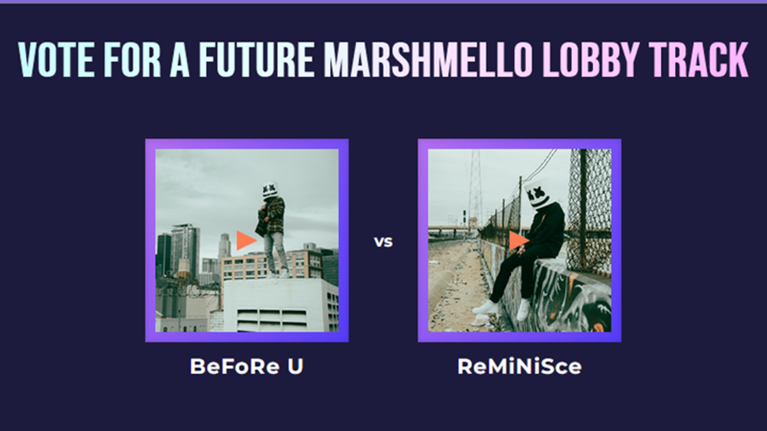 Comment voter pour les musiques de Marshmello dans Fortnite ?