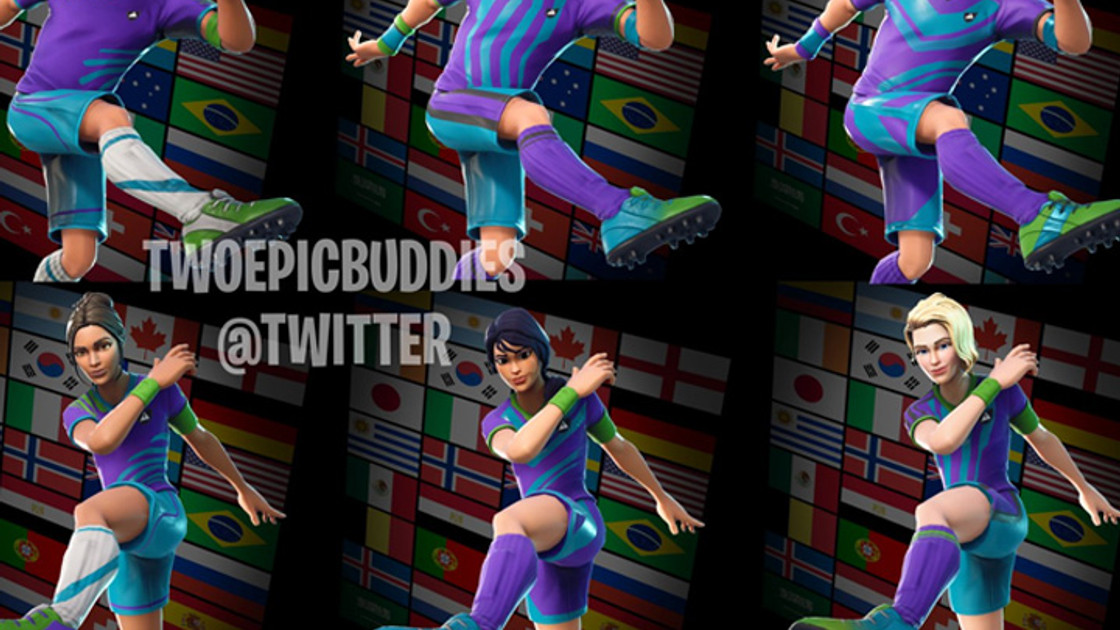 Fortnite : Skins de foot pour la Coupe du monde