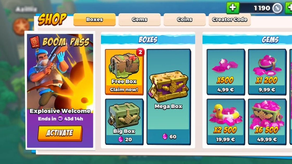 Box gratuites sur Boom Beach Frontlines, comment en obtenir ?