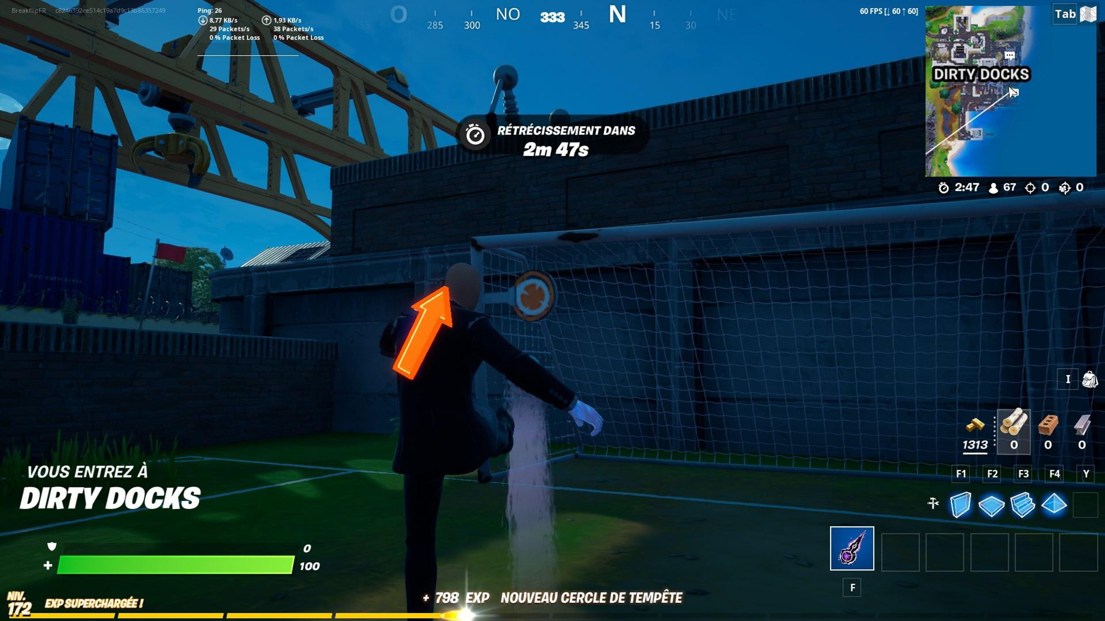 toucher-cibles-ballon-foot-fortnite