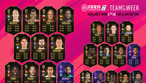 L'équipe de la semaine 28 pour FUT