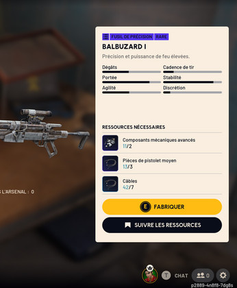 Balbuzard ARC Raiders : comment avoir l'Osprey et son plan d'arme ?