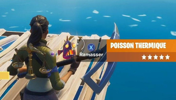 Où trouver un poisson légendaire sur Fortnite ?