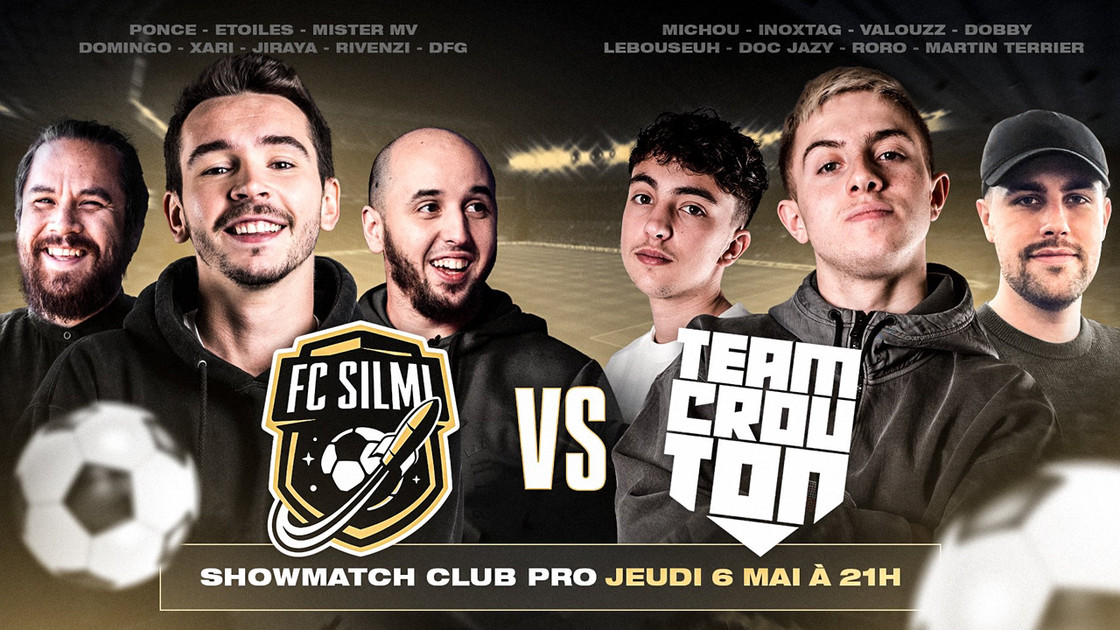 FC Silmi VS Team Crouton sur FIFA 21, comment suivre le live ?