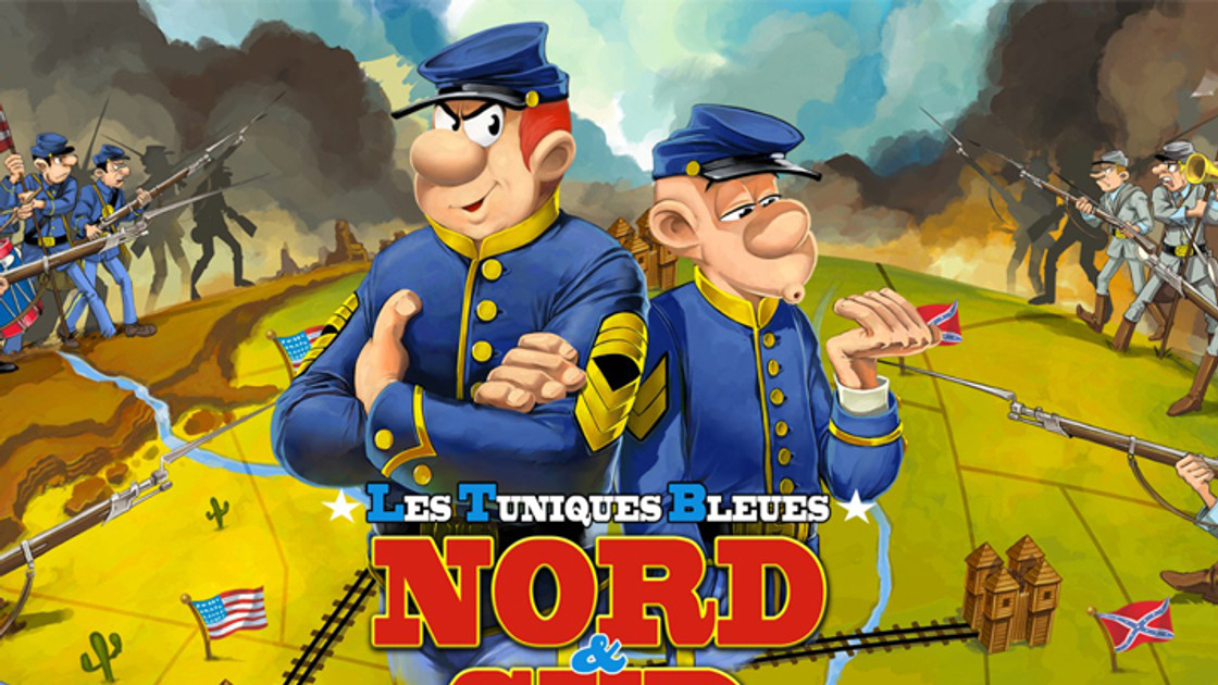 Test Les Tuniques bleues nord et sud, avis sur le jeu de Microids