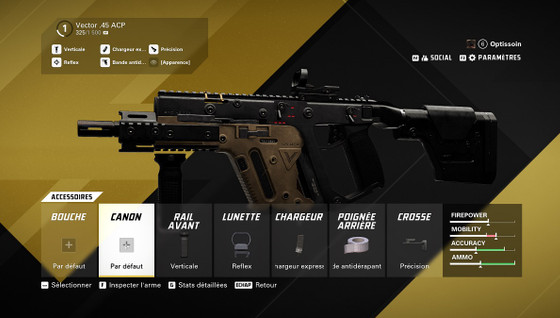 XDefiant : Les meilleur accessoires et build pour la Vector .45 ACP !