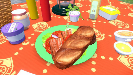 Liste des recettes de sandwichs avec l'effet Aura brillance dans Pokémon Écarlate et Violet