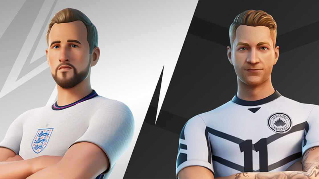 Kane et Reus, date de sortie des skins Football dans Fortnite