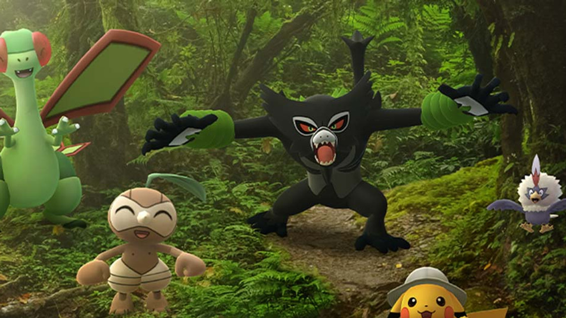 Zarude sur Pokémon Go dans l'événement Les Secrets de la Jungle