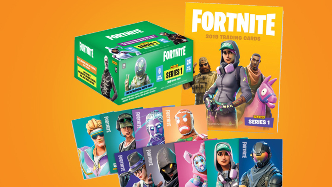 Fortnite : Cartes à collectionner et échanger, partenariat entre Panini et Epic Games