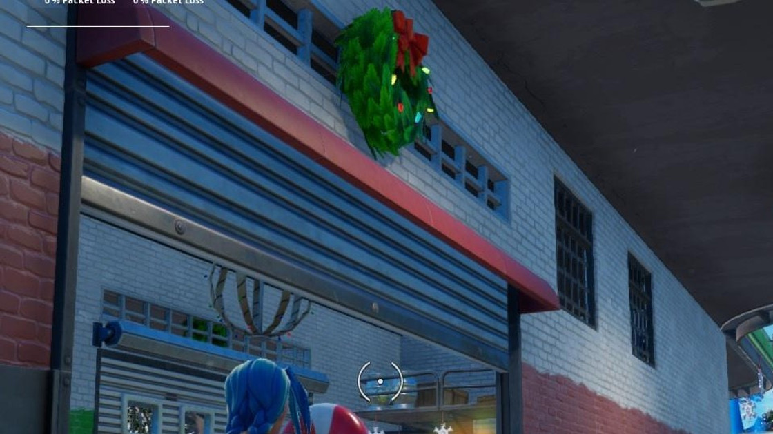 Détruite des décorations des fêtes dans Fortnite, defi de Noel