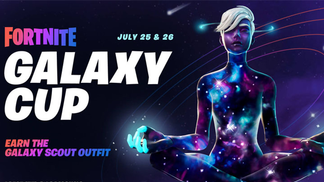 Fortnite Galaxy Cup : Skin éclaireuse Galaxy, infos sur la coupe