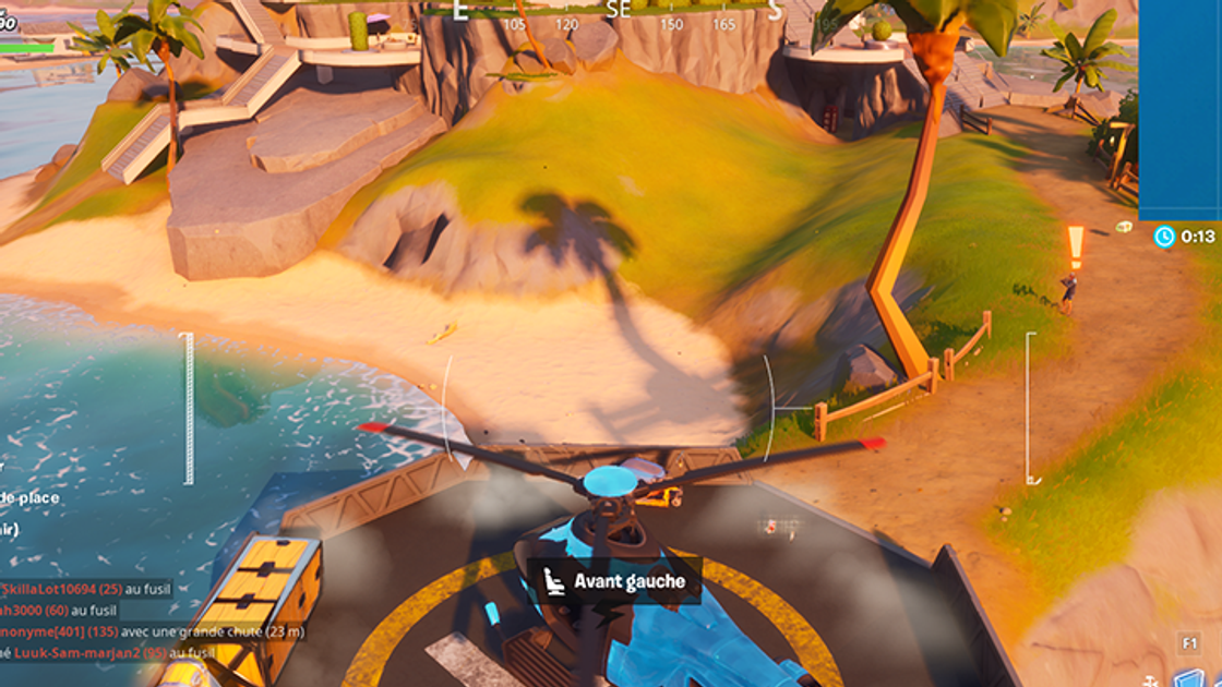 Fortnite : Atterrir au Requin et visiter l'Agence en une seule partie, défi semaine 8 saison 2