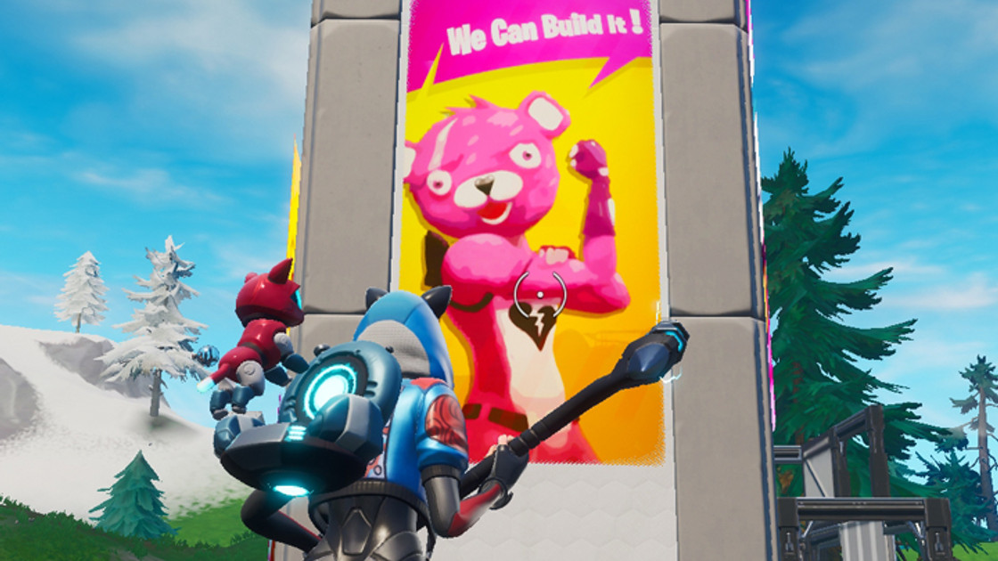 Fortnite : Visiter différents messages d'intérêts publicitaires à Neo Tilted, Pressure Plant et Mega Mall, défi semaine 10 saison 9