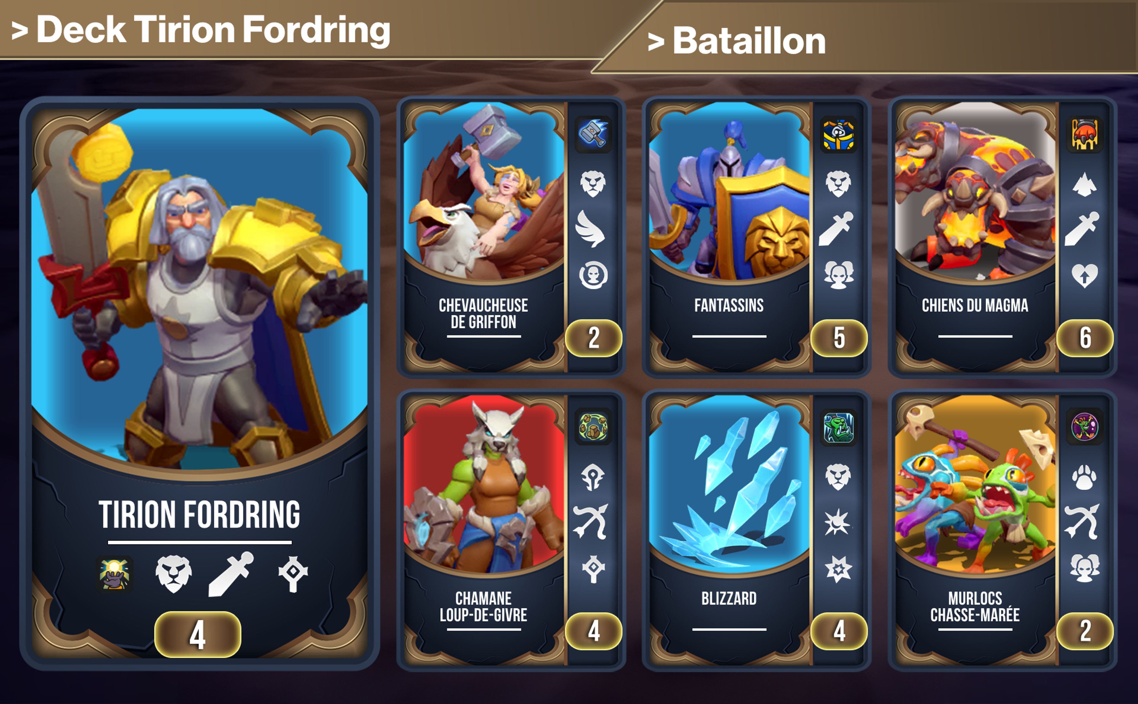 deck-tirion-fordring-bataillon-warcraft-rumble