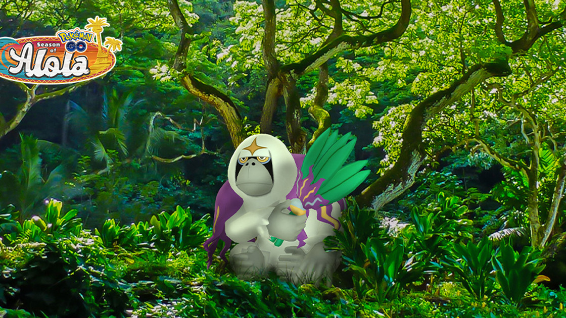 Semaine environnement 2022 sur Pokémon Go, avec Gouroutan et Ceribou shiny