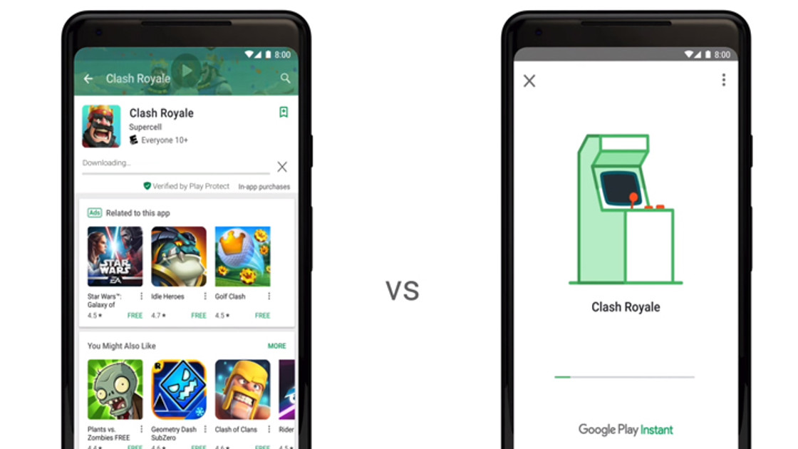 Clash Royale : Disponible sur Google Play Instant