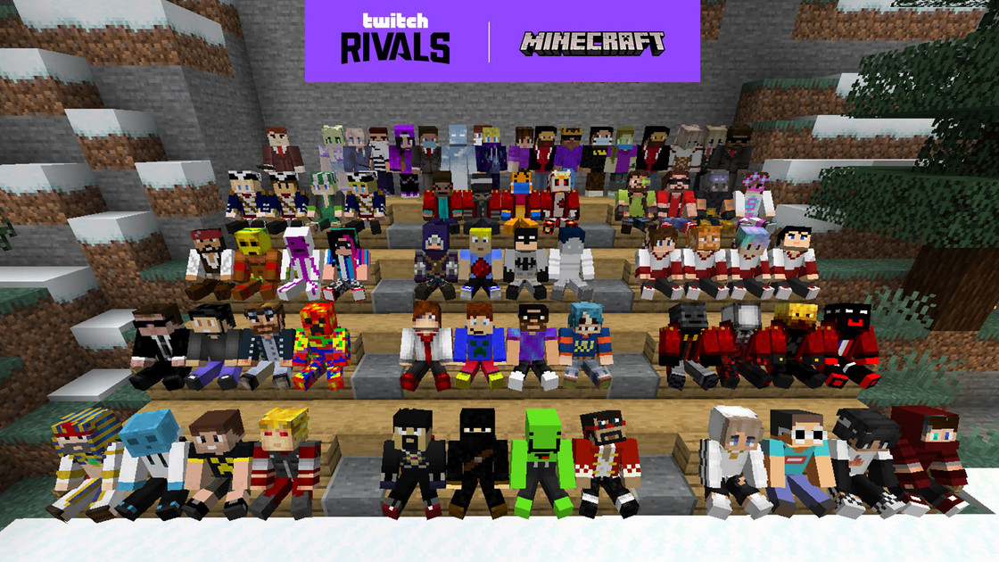 Twitch Rivals Minecraft, classement, résultats et programme du Mystery Games