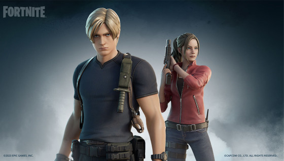Fortnite s'associe à Resident Evil et propose des skins pour Leon et Claire !