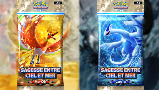 Faut-il ouvrir les boosters Ho-Oh ou Lugia en premier pour l'extension Sagesse entre Ciel et Mer de Pokémon JCC Pocket ?