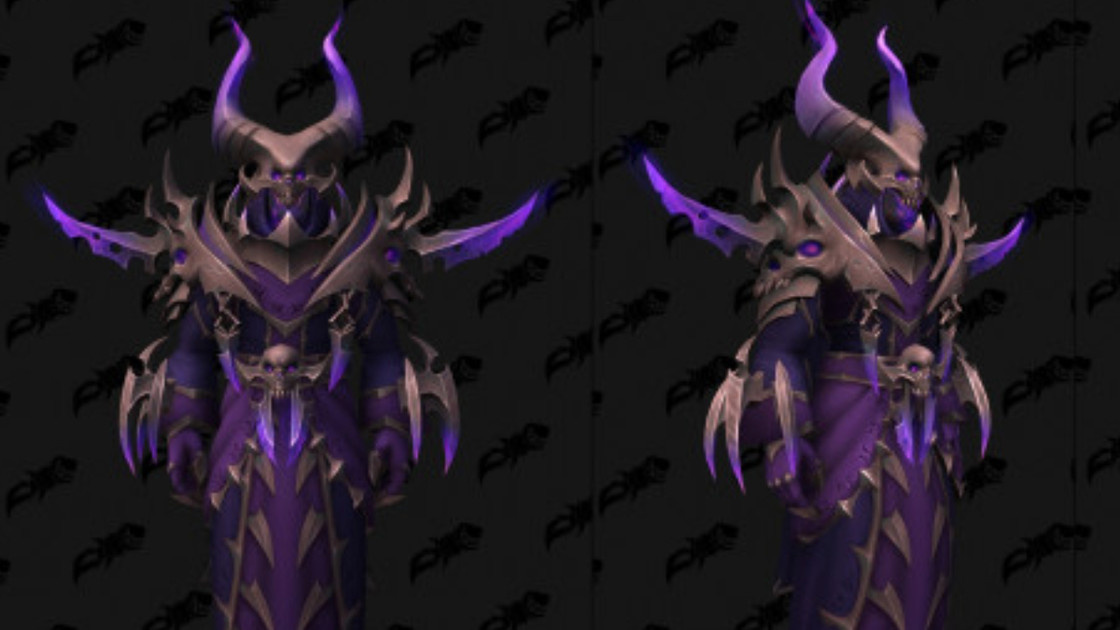 WoW 10.2 : Tier Set Démoniste apparences et effets T31, raid Amirdrassil à Dragonflight