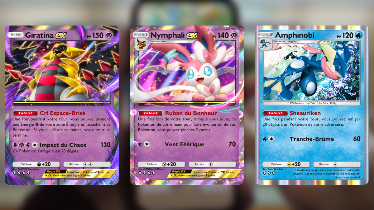 Quel deck jouer avec Nymphali EX avec Amphinobi dans Pokémon JCC Pocket ?