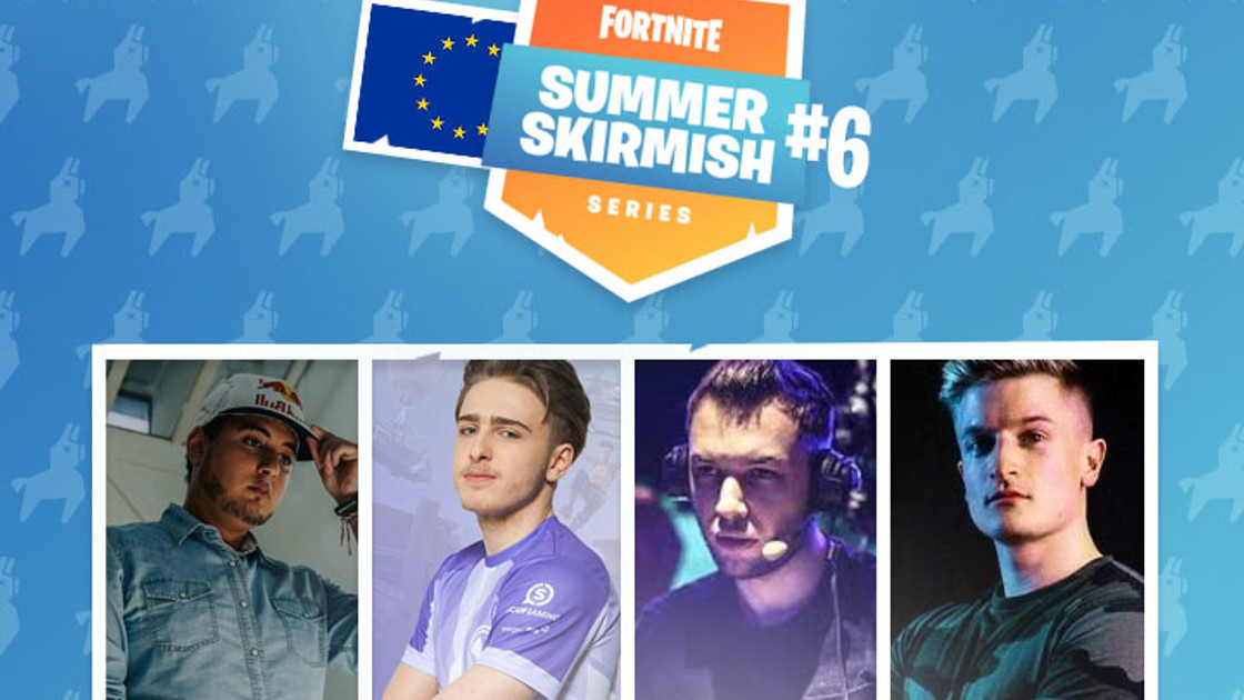 Twitch Rivals x Fortnite Skirmish Series : Semaine 6, joueurs français et francophones présents