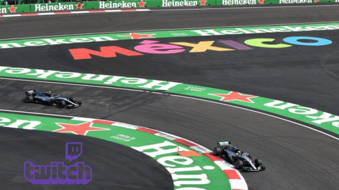 La F1 arrive sur Twitch avec le Grand Prix du Mexique