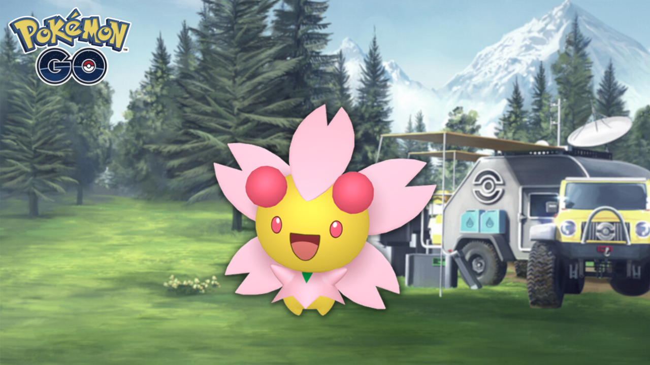 Ceriflor dans les Heures de Pokémon Vedette d'avril 2022 sur Pokémon GO