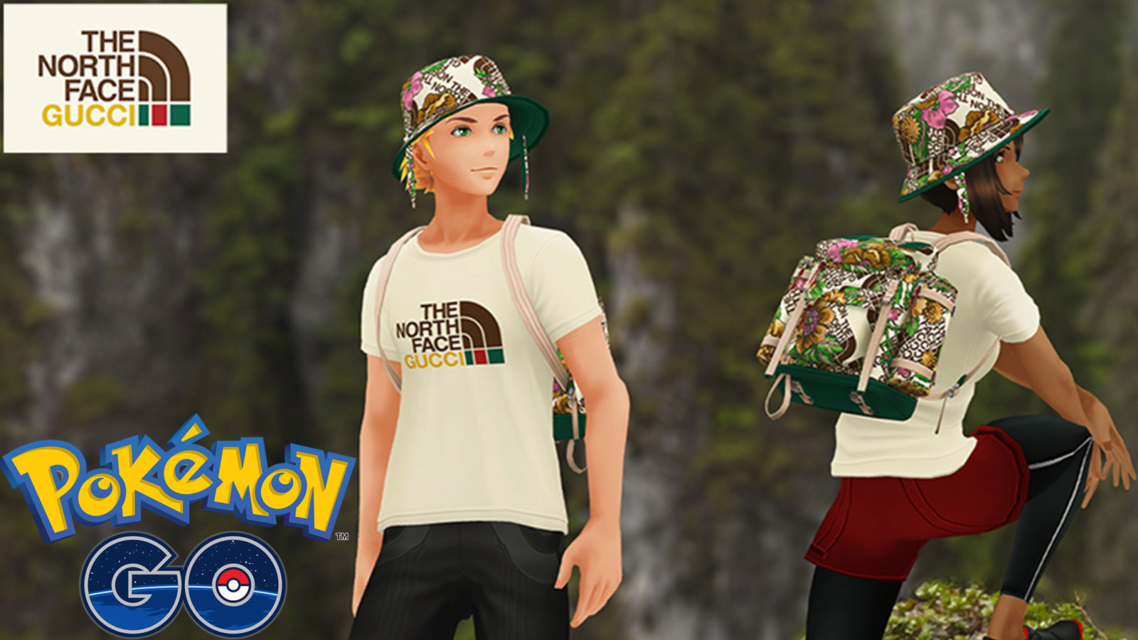 Code Promo Pokémon GO : Obtenez les tenues Gucci et The North Face pour votre avatar