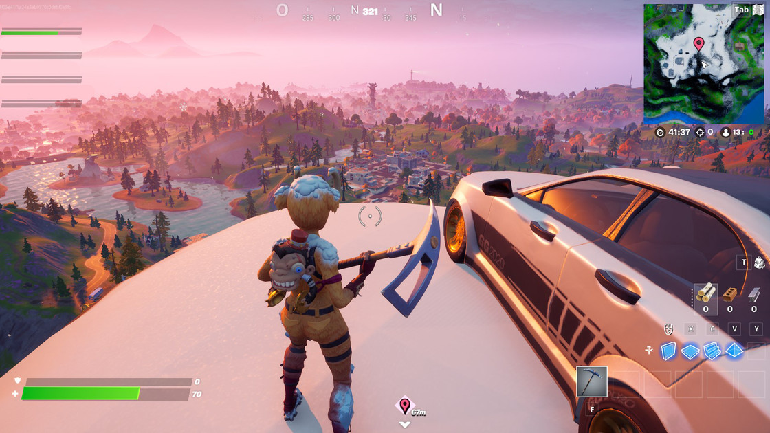 Où est la plus haute montagne de Fortnite en saison 6 ?