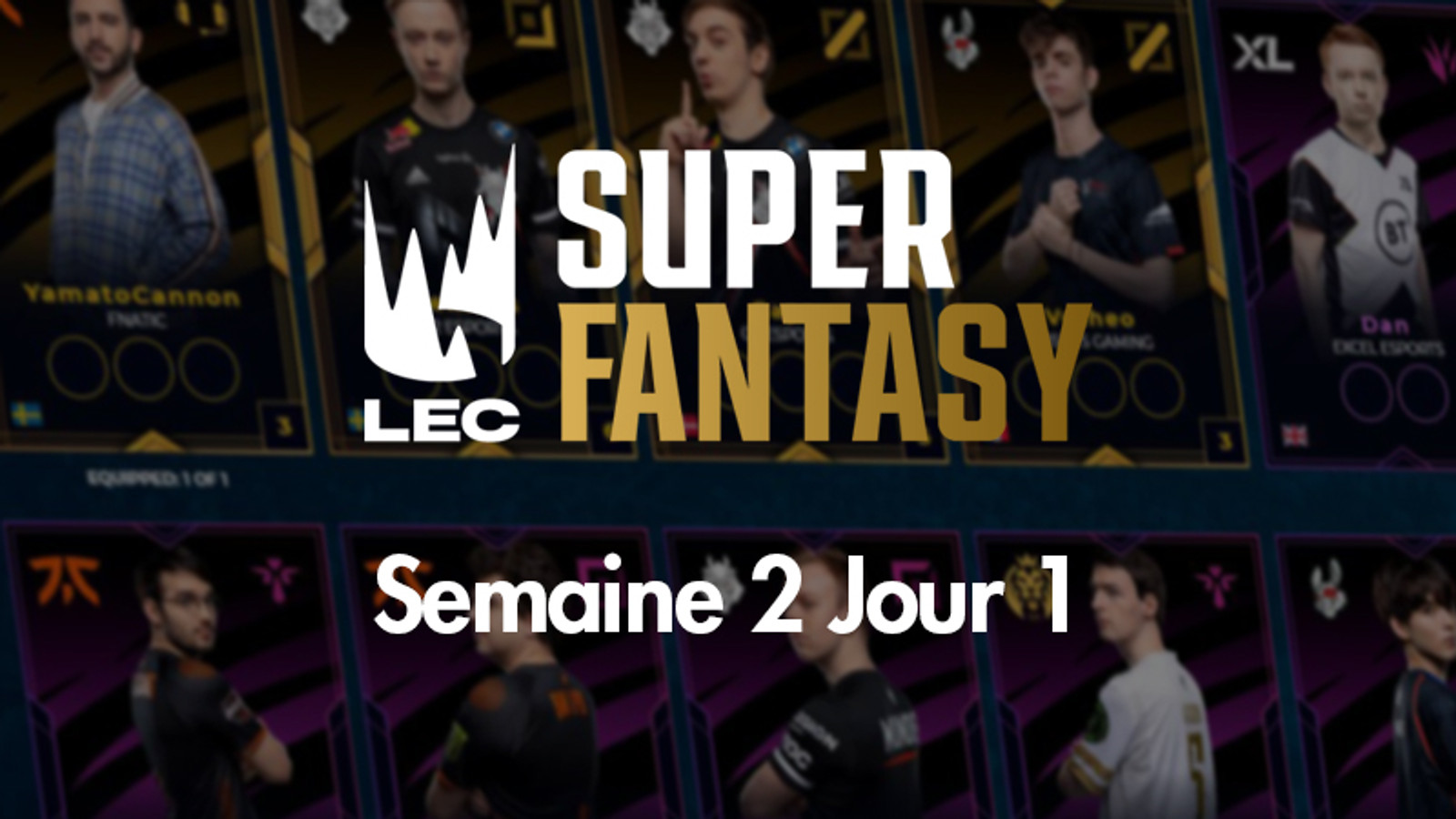 Quels joueurs sélectionner sur SuperFantasy en LEC sur la 5e journée ?