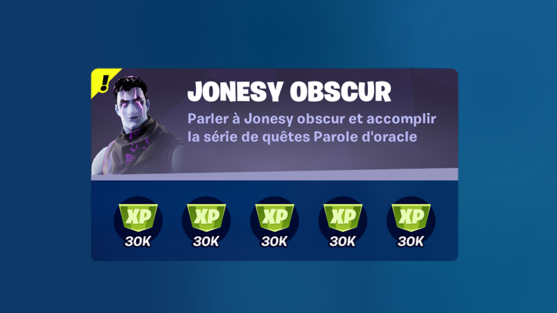 Où est Jonesy Obscur dans Fortnite, emplacement du PNJ