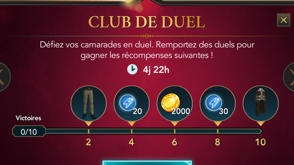 Harry Potter Hogwarts Mystery : Club de duel, retour de l'événement