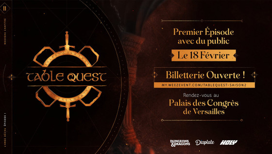 Alphacast a annoncé le premier épisode de la saison 2 de son JDR : TableQuest