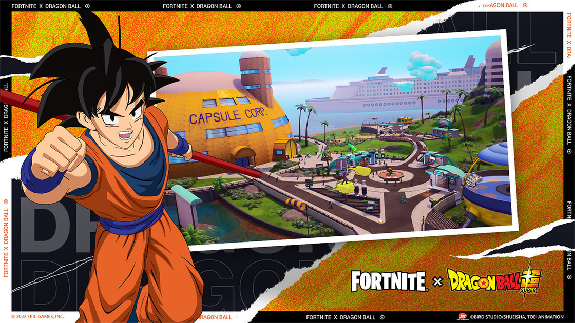 Obtenir des capsules et une Dragon Ball dans l'île d'aventure de Dragon Ball dans Fortnite