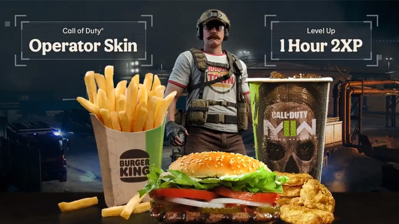 Un skin d'opérateur gratuit pour MW2 avec Burger King