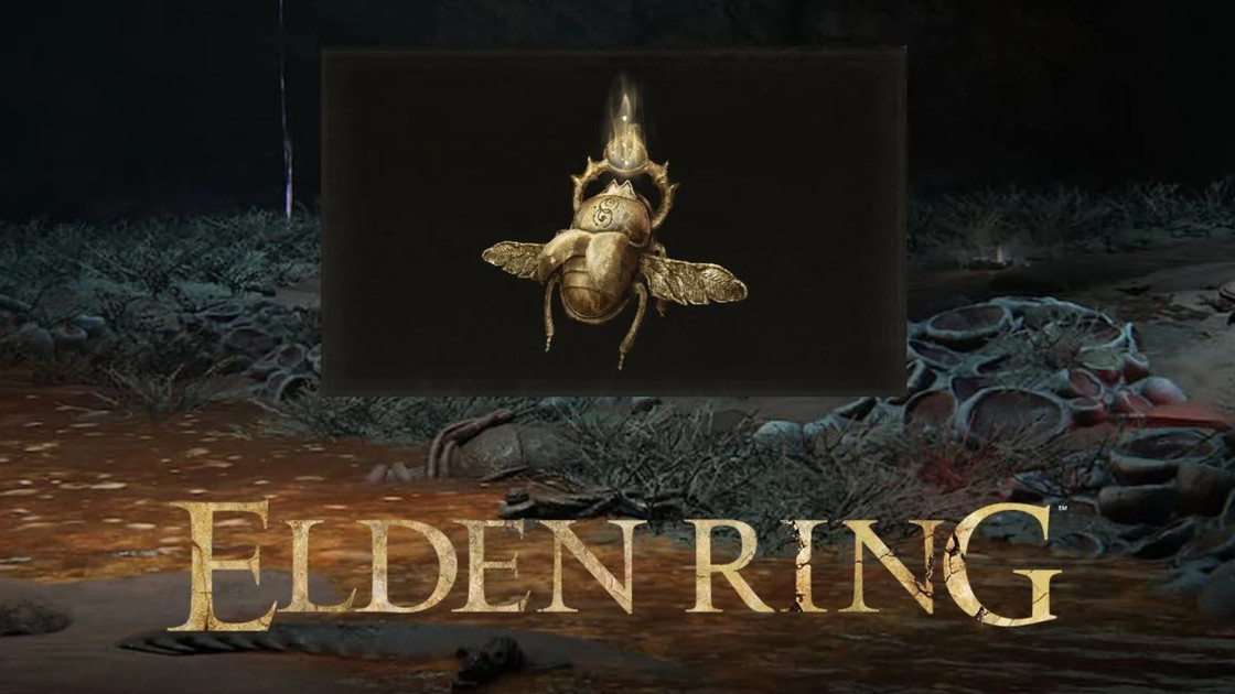 Elden Ring scarabée d'or, où trouver l'emplacement du talisman sur la carte ?