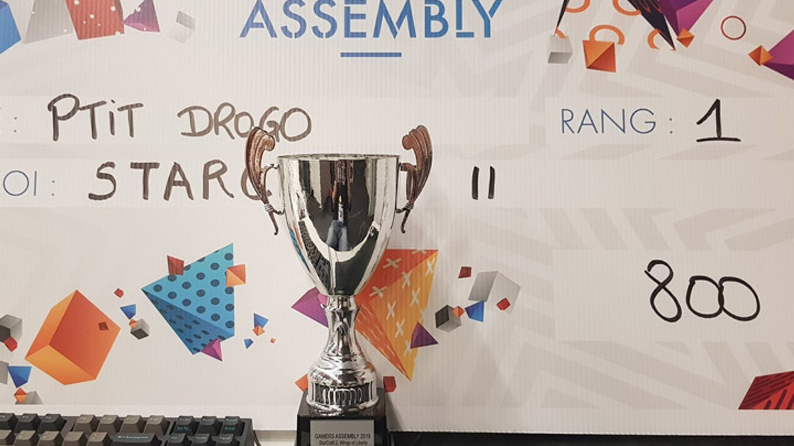 SC2 : PtitDrogo remporte la Gamers Assembly mais perd une partie de son cashprize