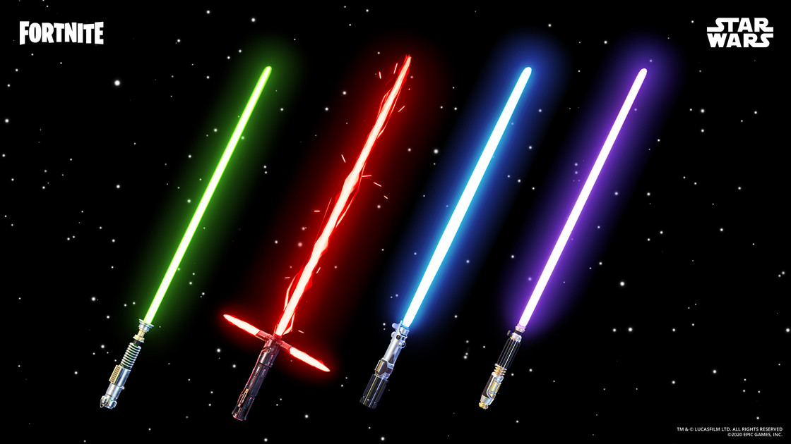 Fortnite : Les sabres laser de Star Wars sont de retour