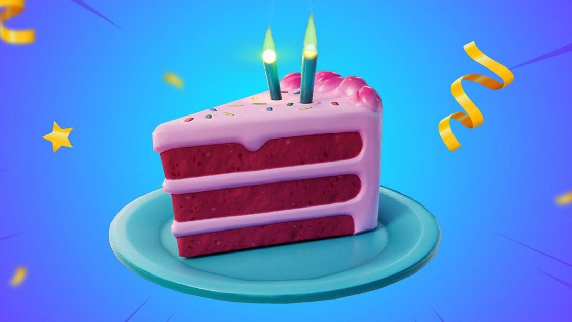 Gateau d'anniversaire Fortnite, comment en avoir en saison 4 du chapitre 4 ?