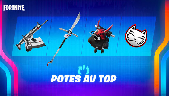 Pote au Top 2023 sur Fortnite : gagnez des récompenses avec vos amis