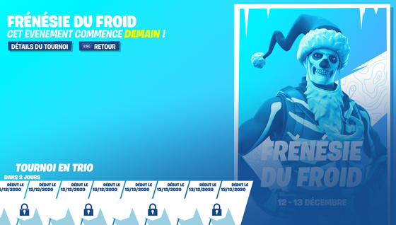 Les infos sur le Frosty Frenzy Tournament