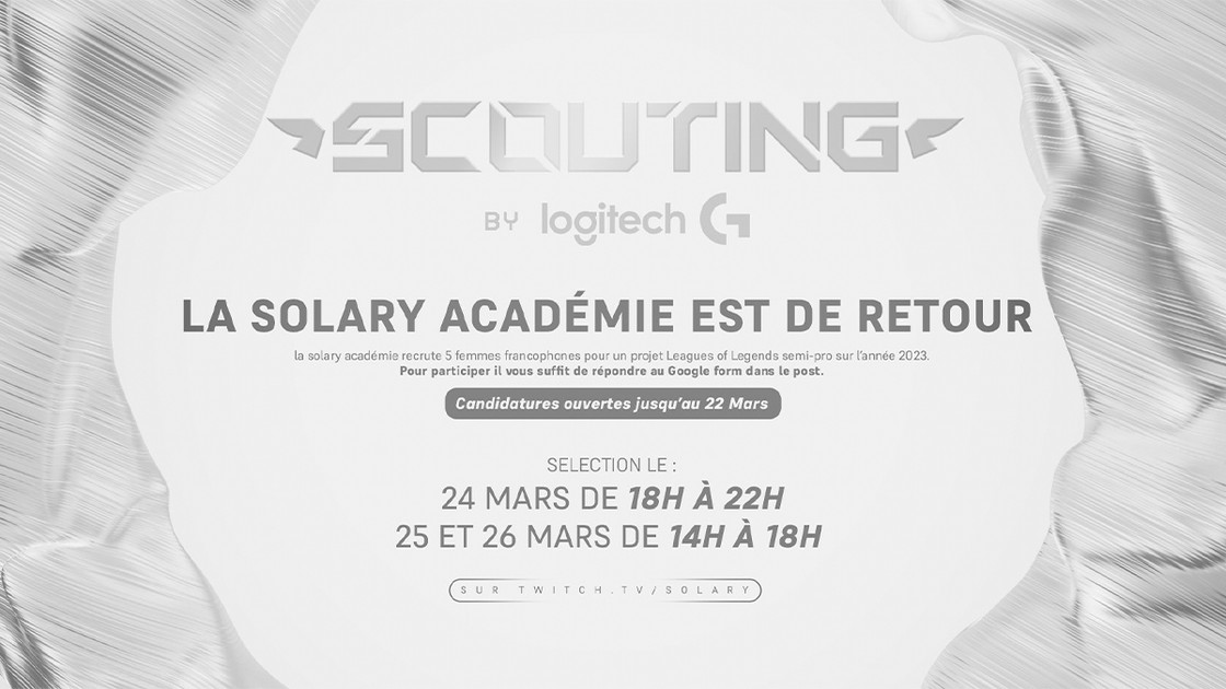 Solary Academie : la structure décide d'accompagner 5 femmes en semi-pro de League of Legends