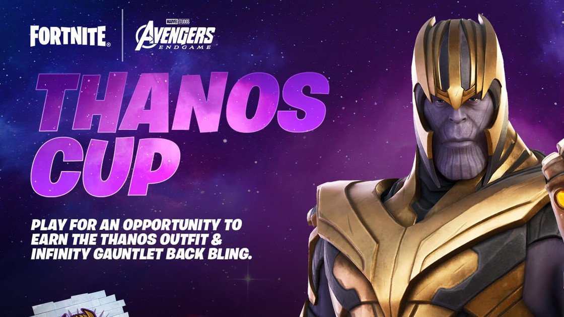 Coupe Thanos Fortnite, comment participer à la Cup ?